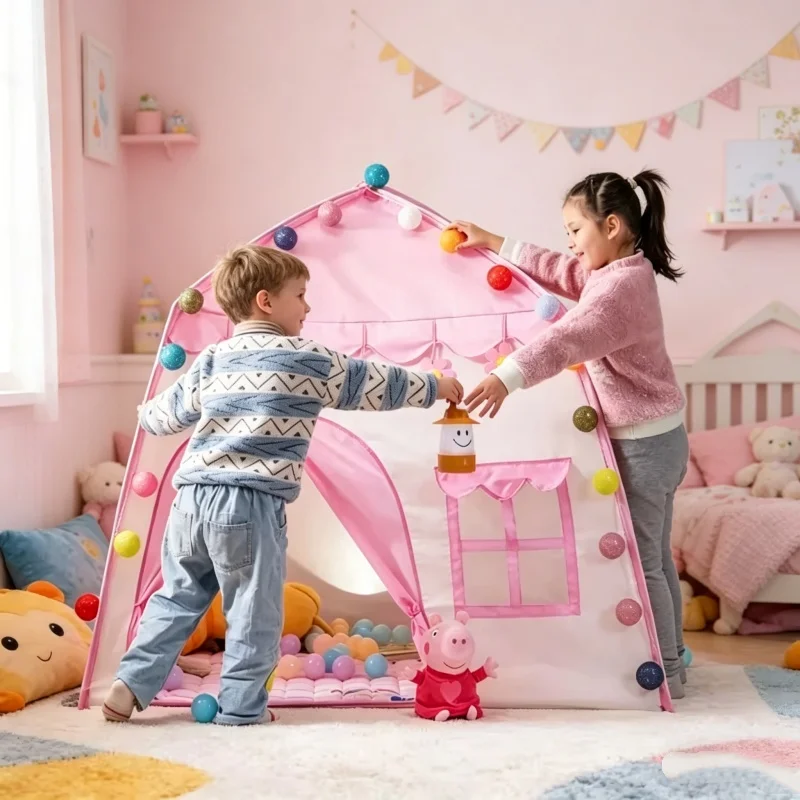 Kids Outdoor Play Tent - Tragbares Weltraum-Spielzelt für Kinder, Aktivitätshaus, Bällebad,