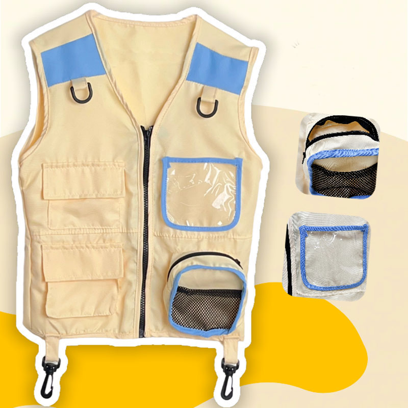 Kids Outdoor Vest - Kinder Explorer Weste Rollenspiel Cosplay Camping