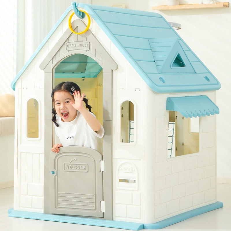 Kids Outdoor Play Tent - Kinderspielzelt Plastik-Spielhaus für Drinnen und Draußen