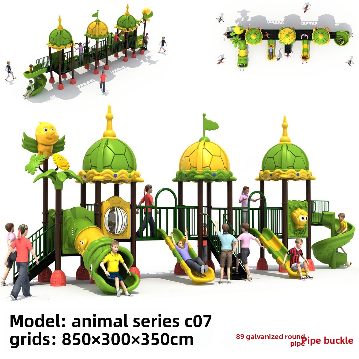 Kids Outdoor Swing Set With Slide - Fabrik Kommerzielle Kleine Kleinkind Kinder Outdoor