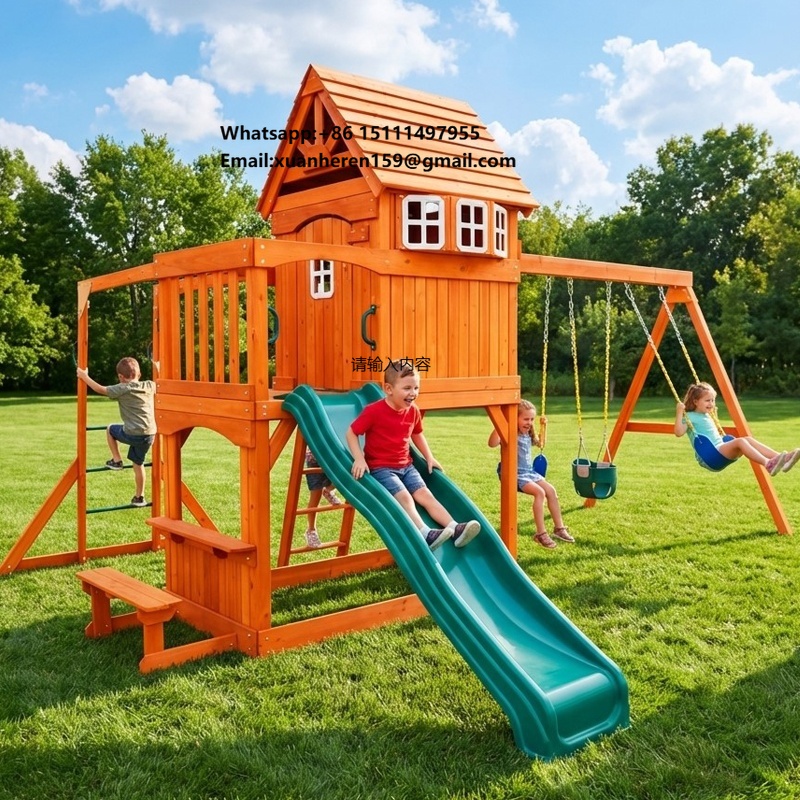 Kids Outdoor Garden Toys - Großes Outdoor-Spielgerät für Kinder, Spielplatz für