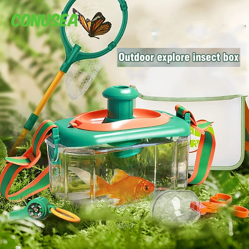 Kids Outdoor Adventure Kit - Kinder-Insekten-Schmetterlingsfänger für Kinder, Outdoor-Aktivitäten, Spielzeug, pädagogisches