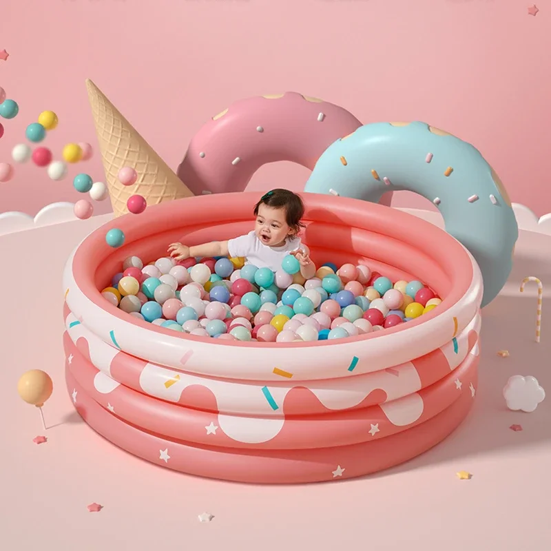 Kids Outdoor Garden Toys - Wiederverwendbares aufblasbares Schwimmbad, doppellagig, für den