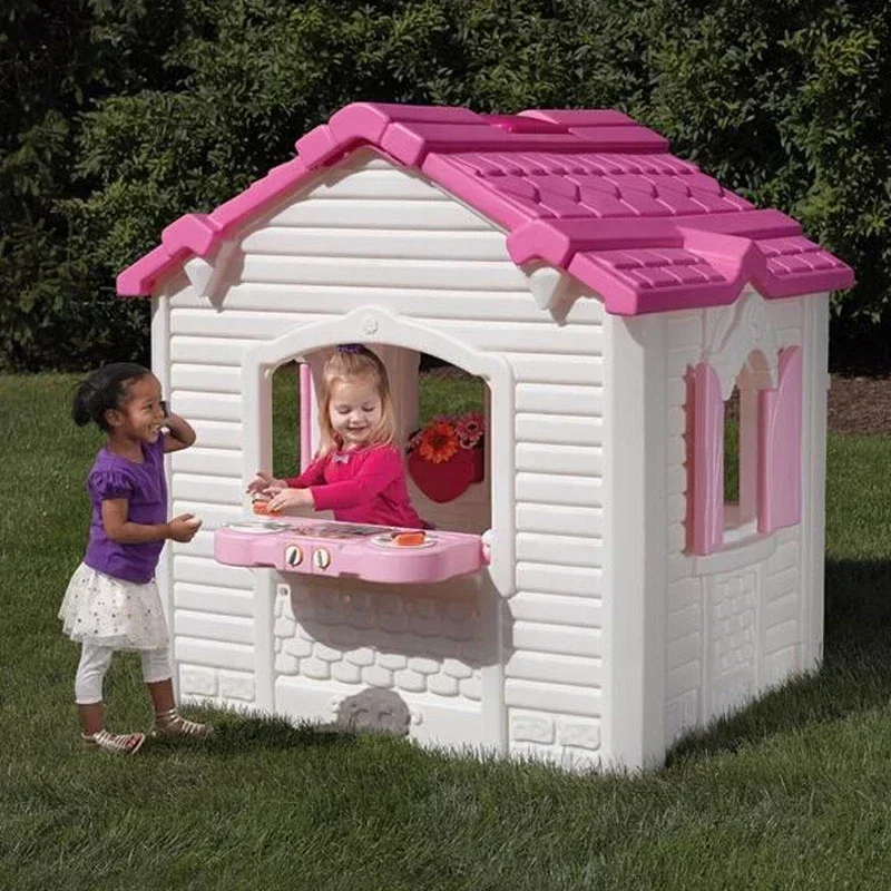 Kids Outdoor Cubby House - Spielzeug, Hüttenhaus, gebrauchter Pilz für Kleinkinder,
