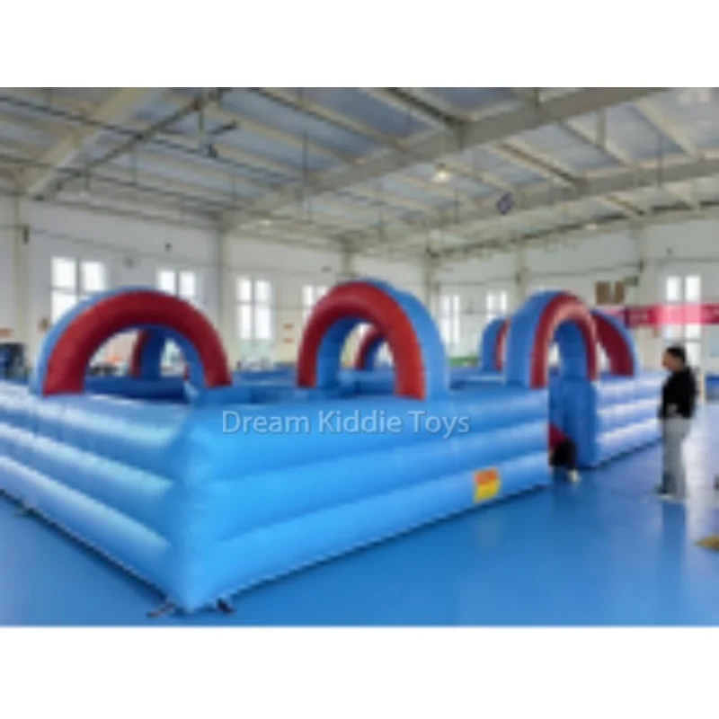 Kids Outdoor Obstacle Course Equipment - Riesiger PVC Aufblasbarer Hindernistunnel Outdoor-Spielplatz für