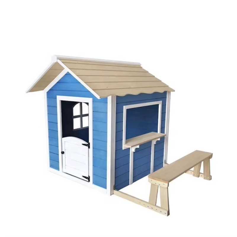 Kids Outdoor Cubby House - Modernes Outdoor-Spielhaus aus Holz für Kinder
