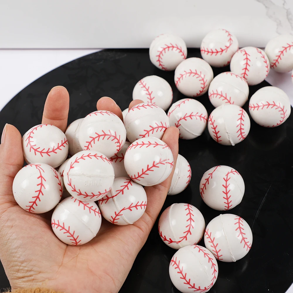 Kids Outdoor Easter Toys - 10pcs 29mm Baseball Hüpfball Fußball Sport