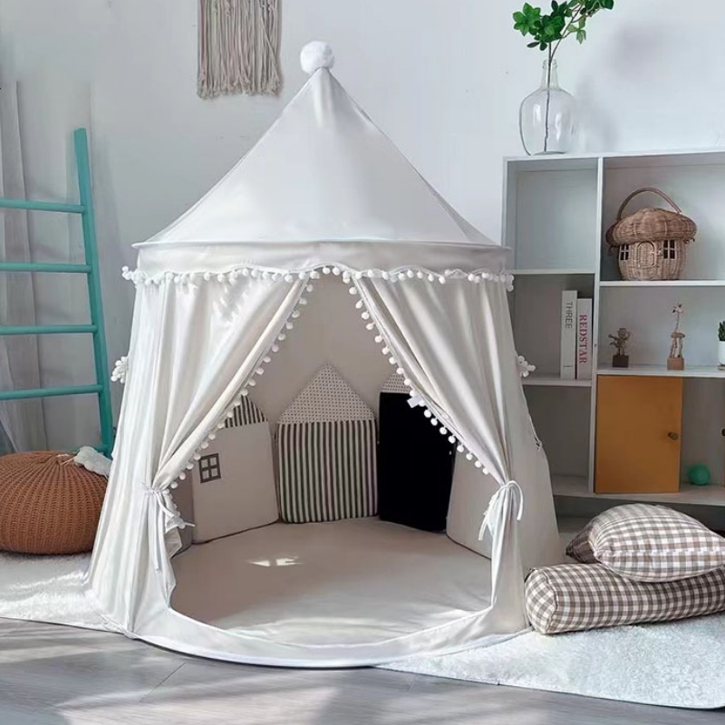 Kids Outdoor Play Tent - Großes Tipi-Zelt für Kinder, zusammenklappbares Spielzeugzelt,