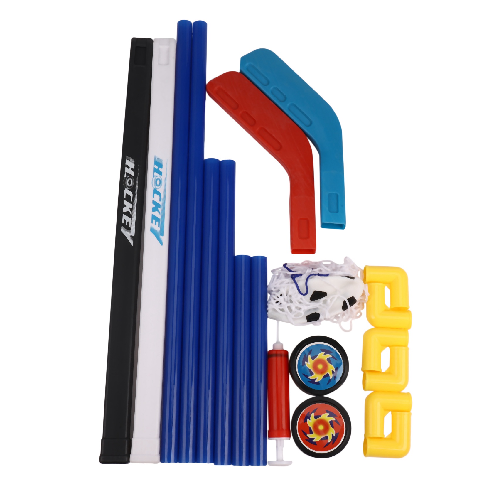Kids Outdoor Hockey Set - AS96-2 2-in-1 Outdoor/Indoor Kinder-Sportset: Fußball- &