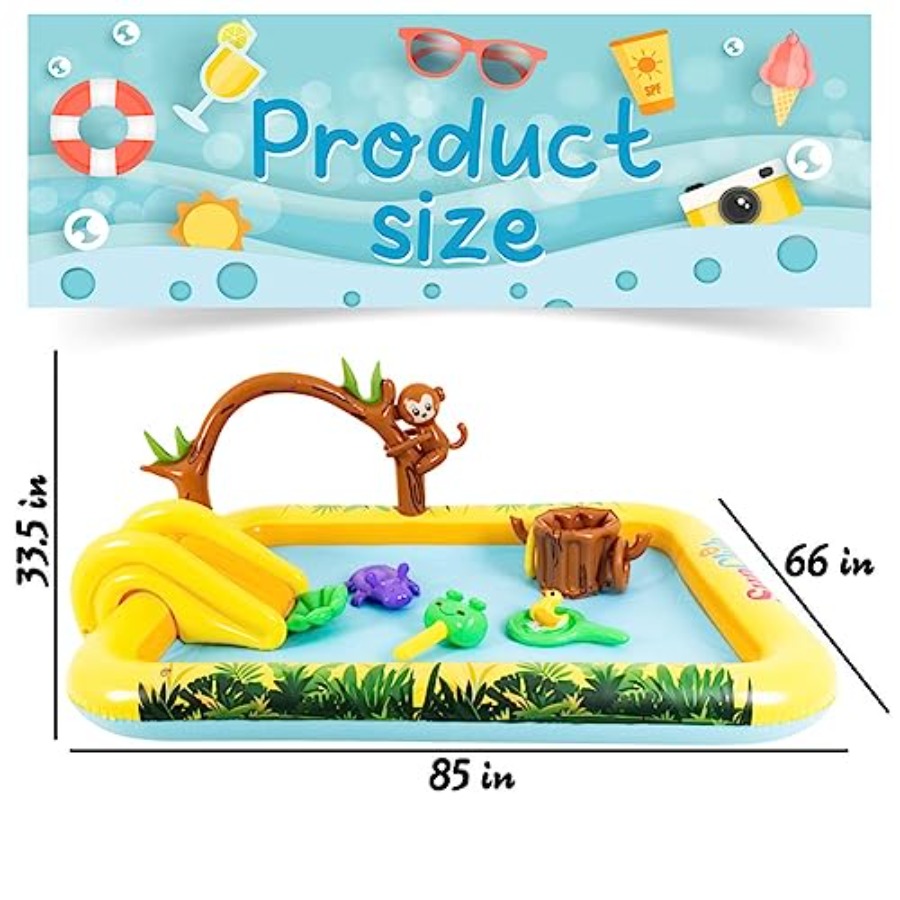 Aufblasbares Dschungeltier-Spi – Kids Outdoor Garden Toys Bewertung und Preis