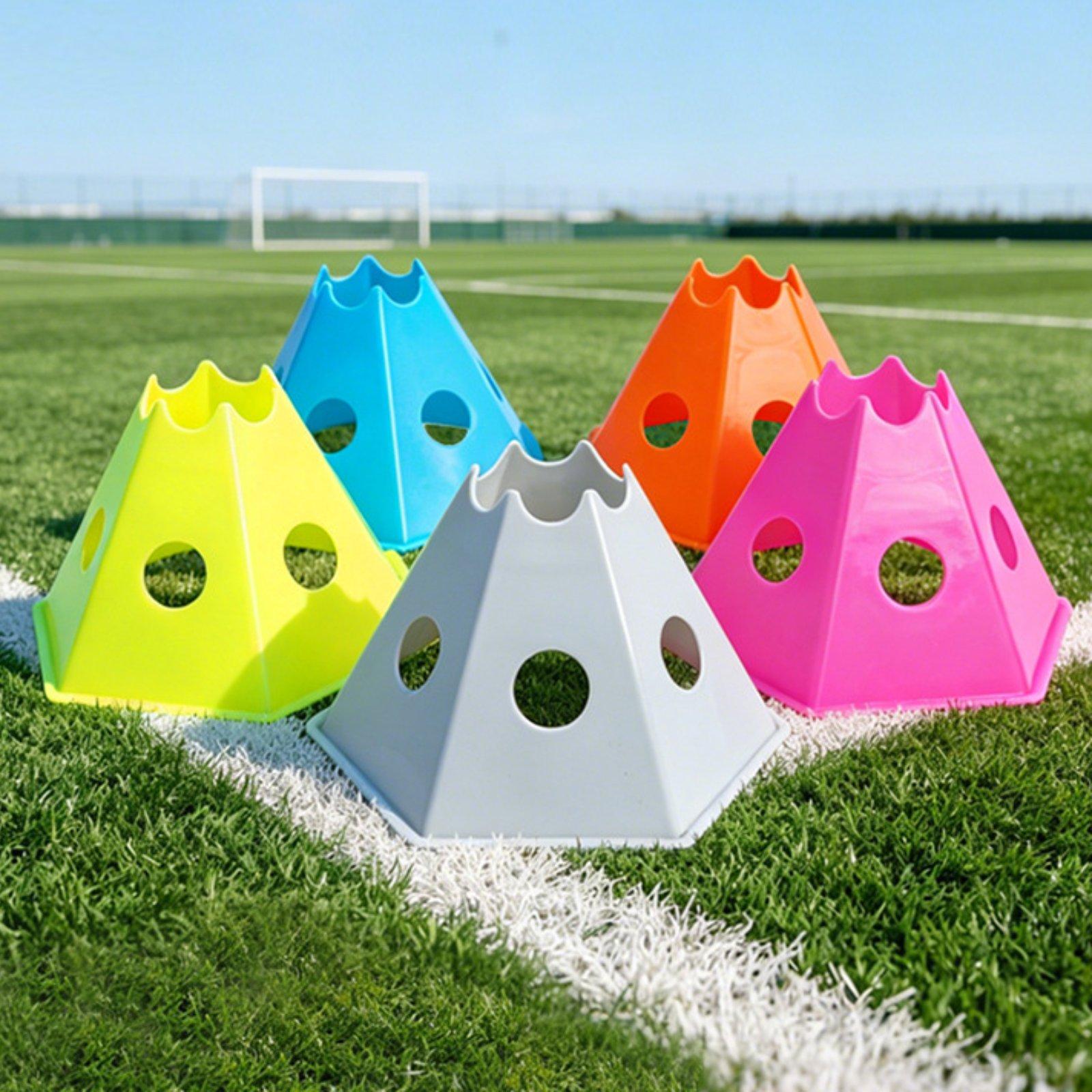 5x Fußball-Trainingshütchen mi – Kids Outdoor Obstacle Course Equipment Bewertung und Preis