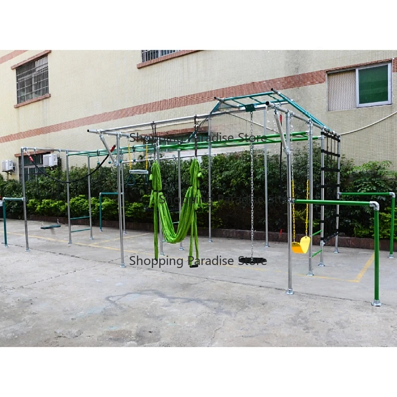 Ninja-Warrior-Hindernisparcour – Kids Outdoor Obstacle Course Equipment Bewertung und Preis