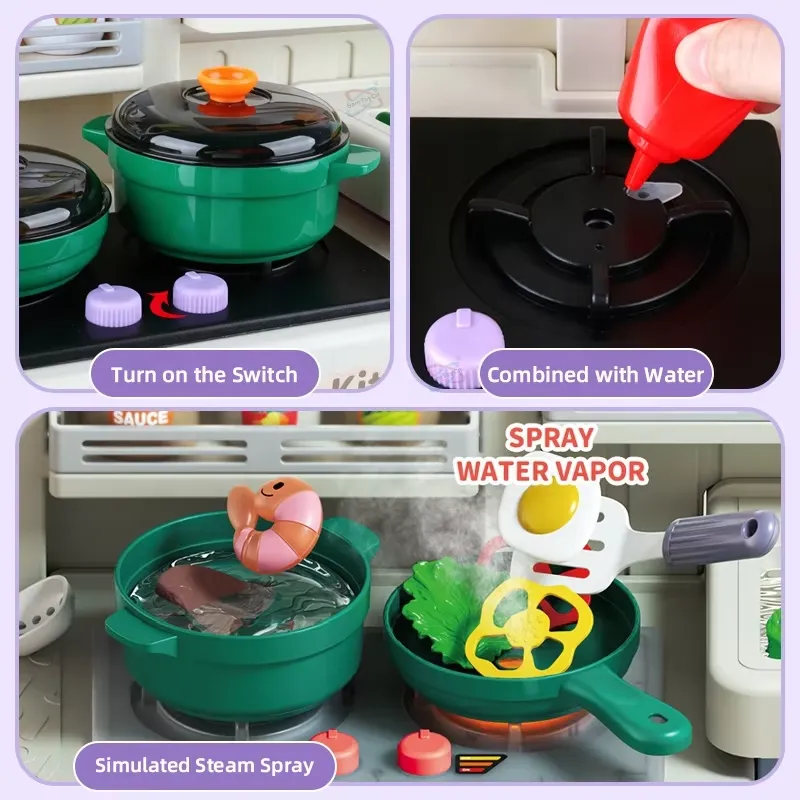 90cm Großes Spielküchen-Set fü – Kids Outdoor Kitchen Set Bewertung und Preis