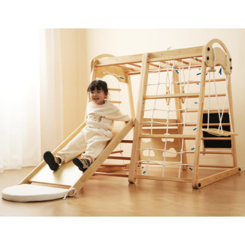 Holz-Innenrutsche Indoor-Klett – Kids Outdoor Climbing Frame Bewertung und Preis