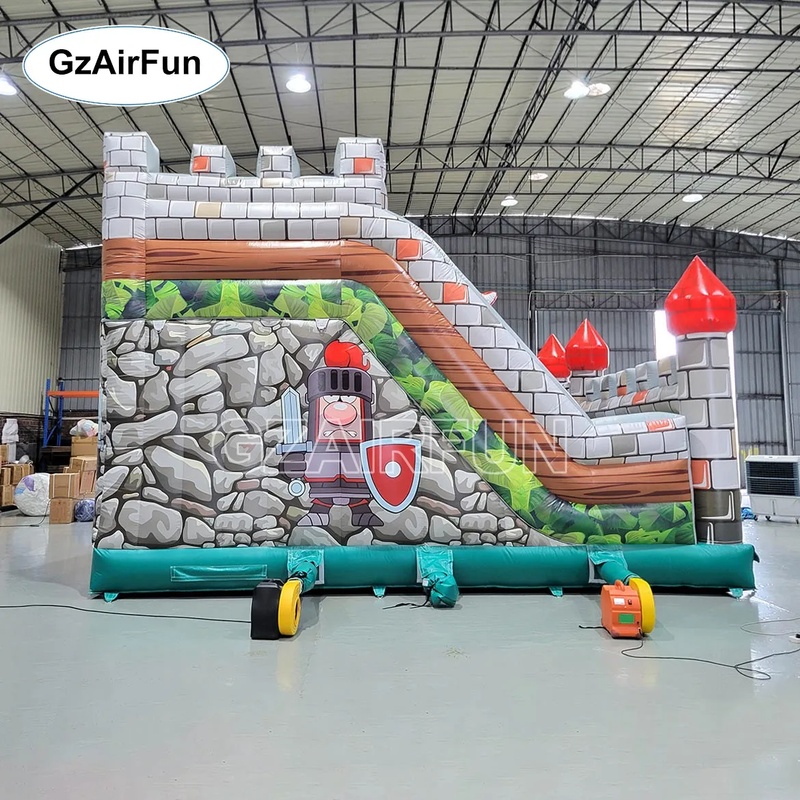 Kommerzielles PVC-Ritterburg-H – Kids Outdoor Obstacle Course Equipment Bewertung und Preis