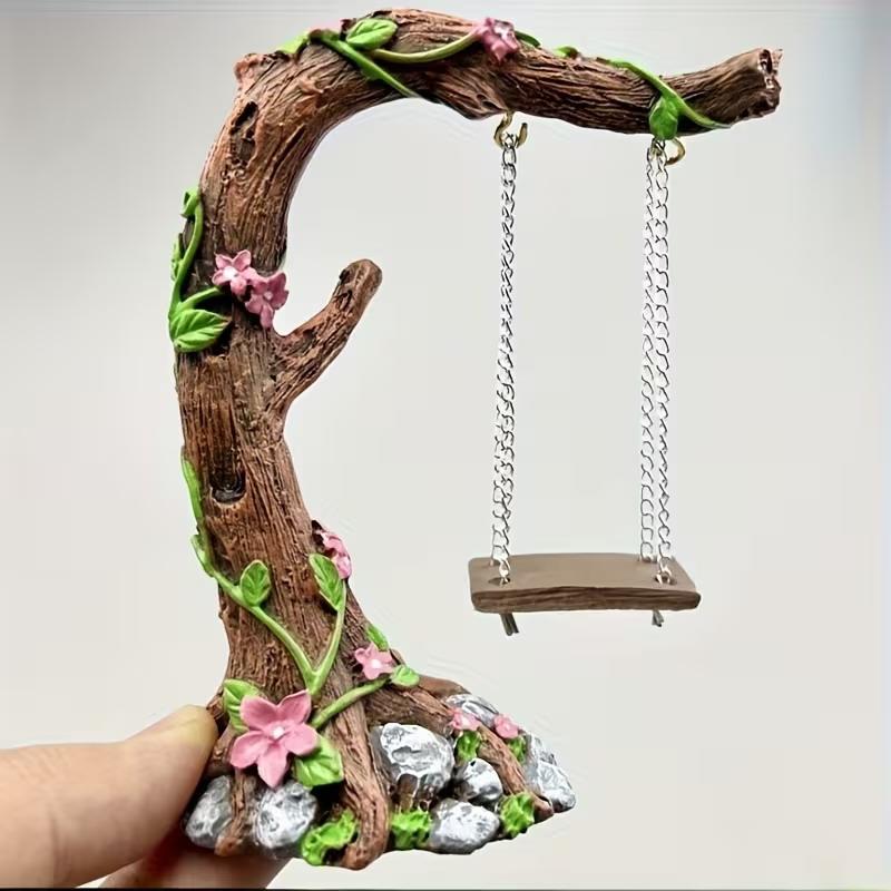 Miniatur-Feengarten-Schaukelse – Kids Outdoor Fairy Garden Bewertung und Preis