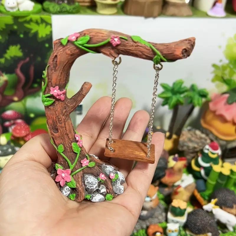 Miniatur-Feengarten-Schaukelse – Kids Outdoor Fairy Garden Bewertung und Preis