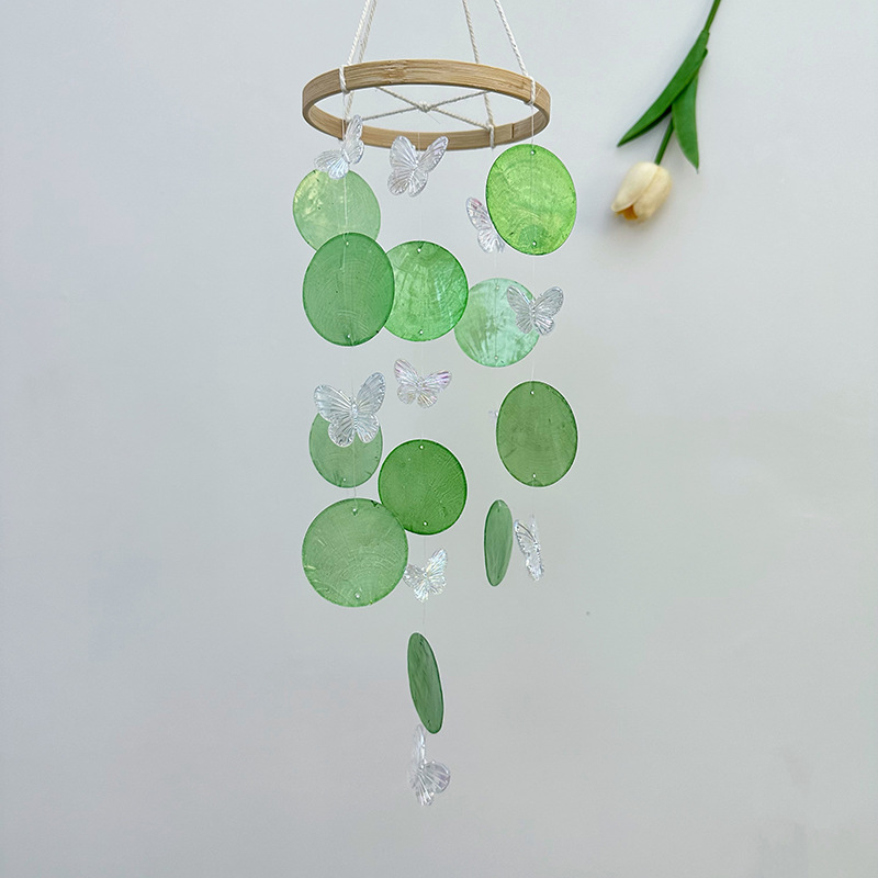 Schmetterling Muschel Windspie – Kids Outdoor Fairy Garden Bewertung und Preis