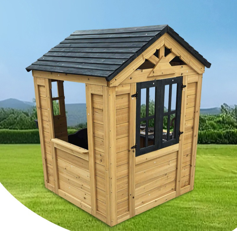 Outdoor-Garten-Holzspielhaus f – Kids Outdoor Cubby House Bewertung und Preis