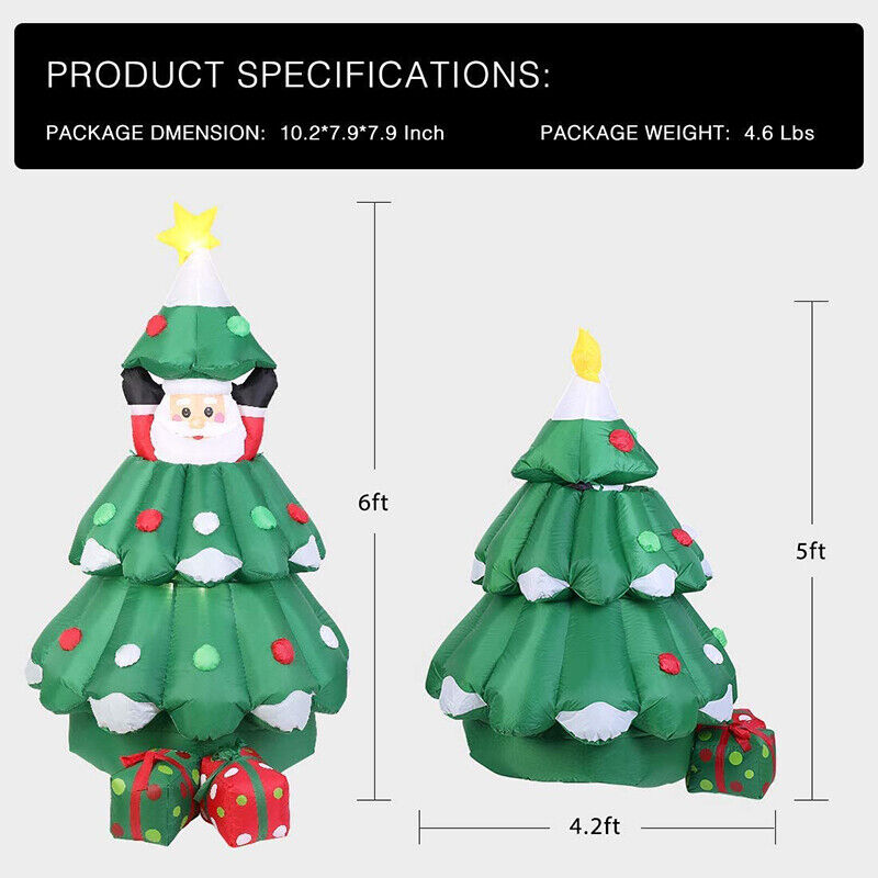6 Ft Aufblasbare Weihnachten B – Kids Outdoor Xmas Gifts Bewertung und Preis