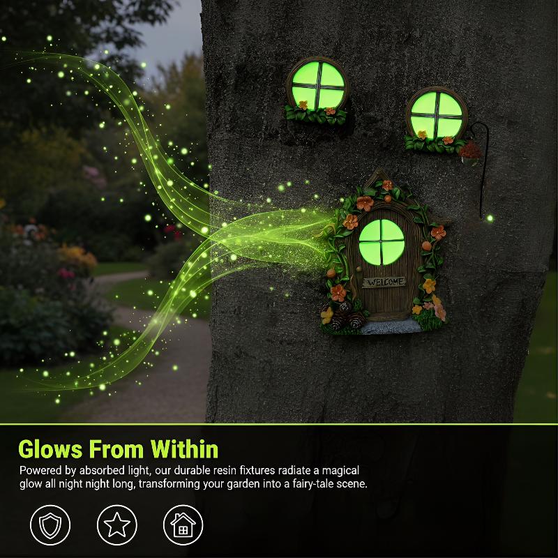 5-teiliges Leuchtendes Feentür – Kids Outdoor Fairy Garden Bewertung und Preis