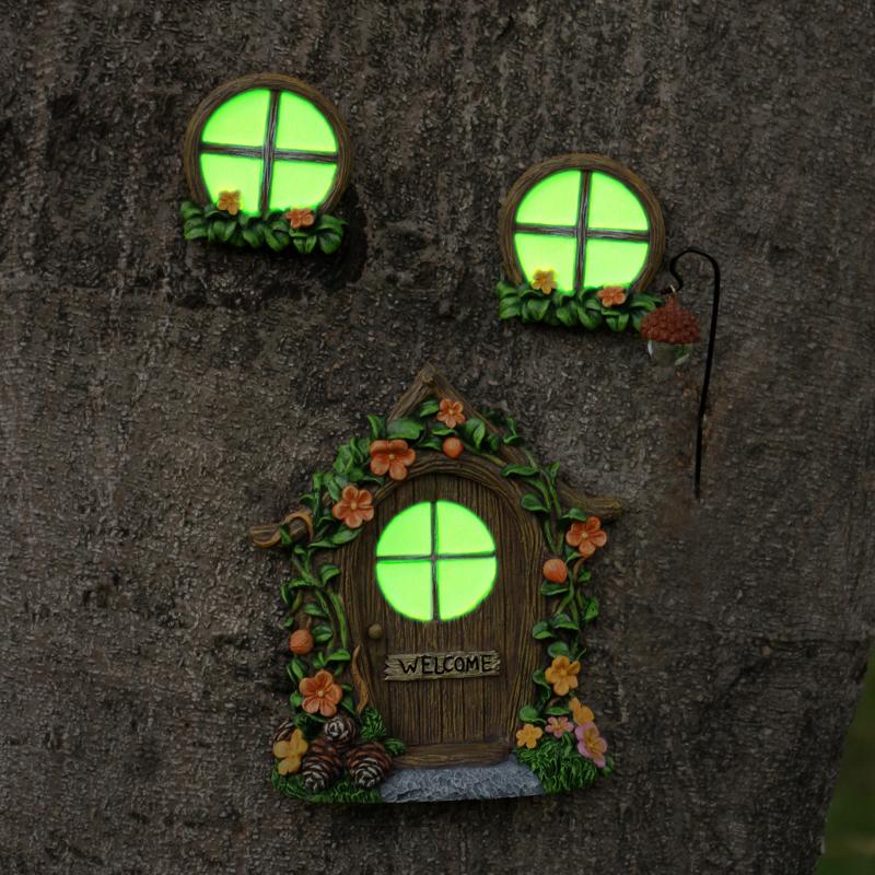 5-teiliges Leuchtendes Feentür – Kids Outdoor Fairy Garden Bewertung und Preis