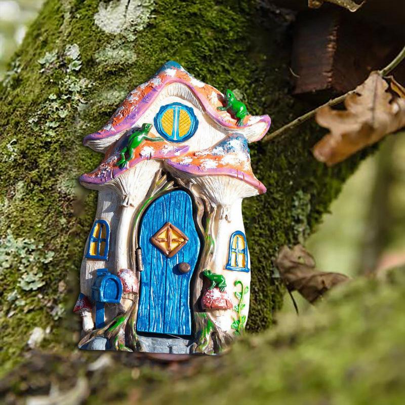 Fee Gartenhaus Holzbaum Gesich – Kids Outdoor Fairy Garden Bewertung und Preis