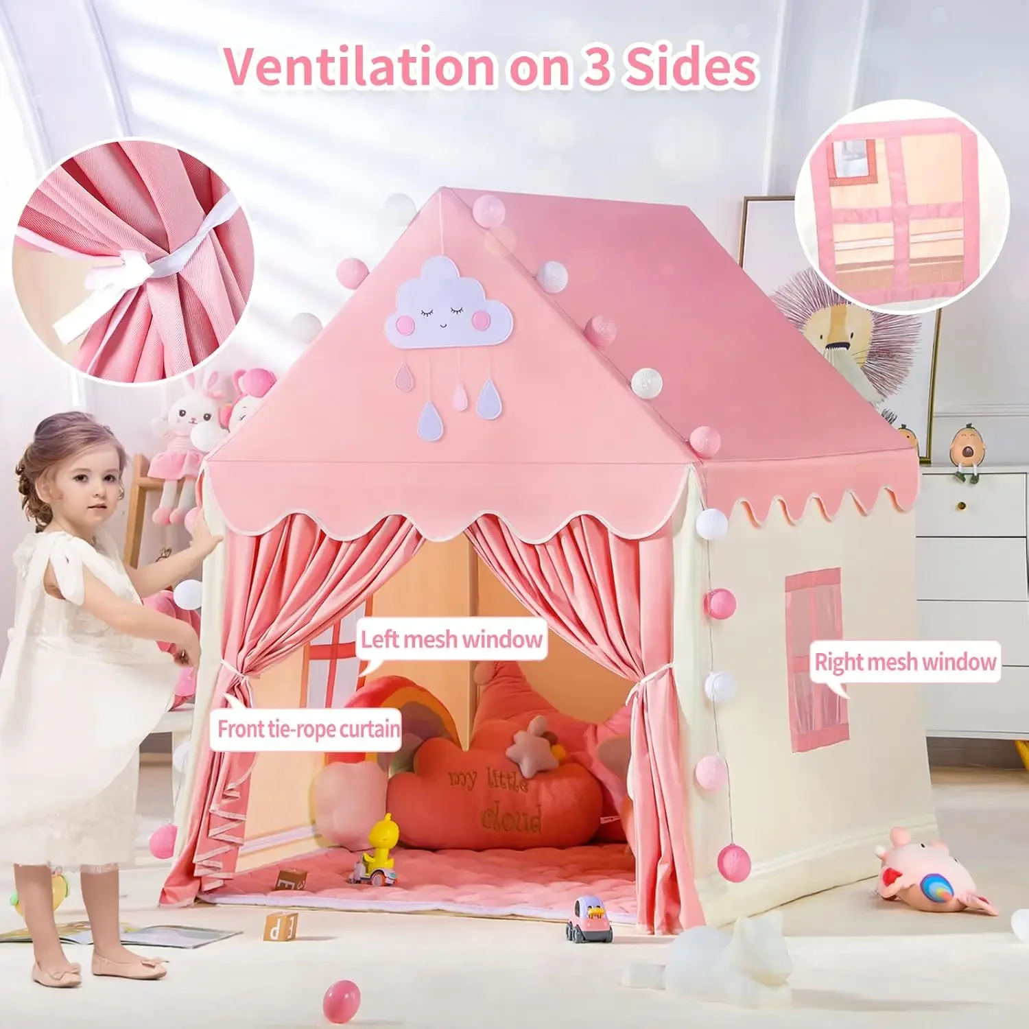 Kinder Spielen Zelt Prinzessin – Kids Outdoor Play Tent Bewertung und Preis