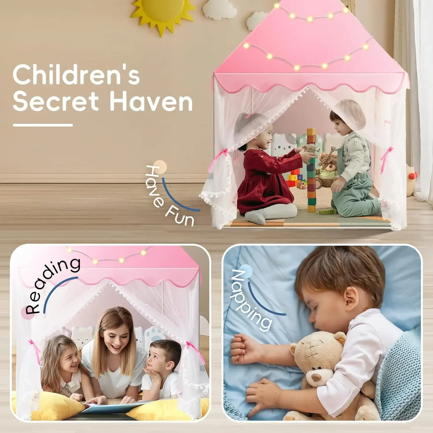 Kinder Spielen Zelt Prinzessin – Kids Outdoor Play Tent Bewertung und Preis
