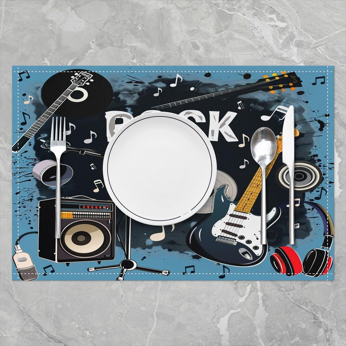 Rockmusik-Tischsets, 4er-Set,  – Kids Outdoor Kitchen Set Bewertung und Preis