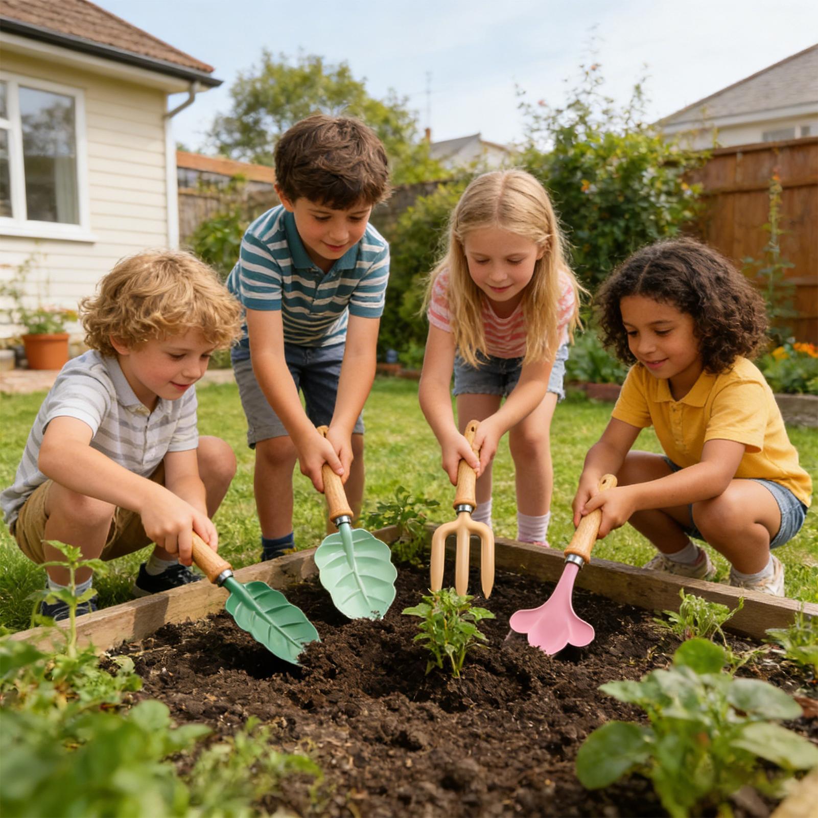 Gartenset für Kinder, 4-teilig – Kids Outdoor Garden Toys Bewertung und Preis