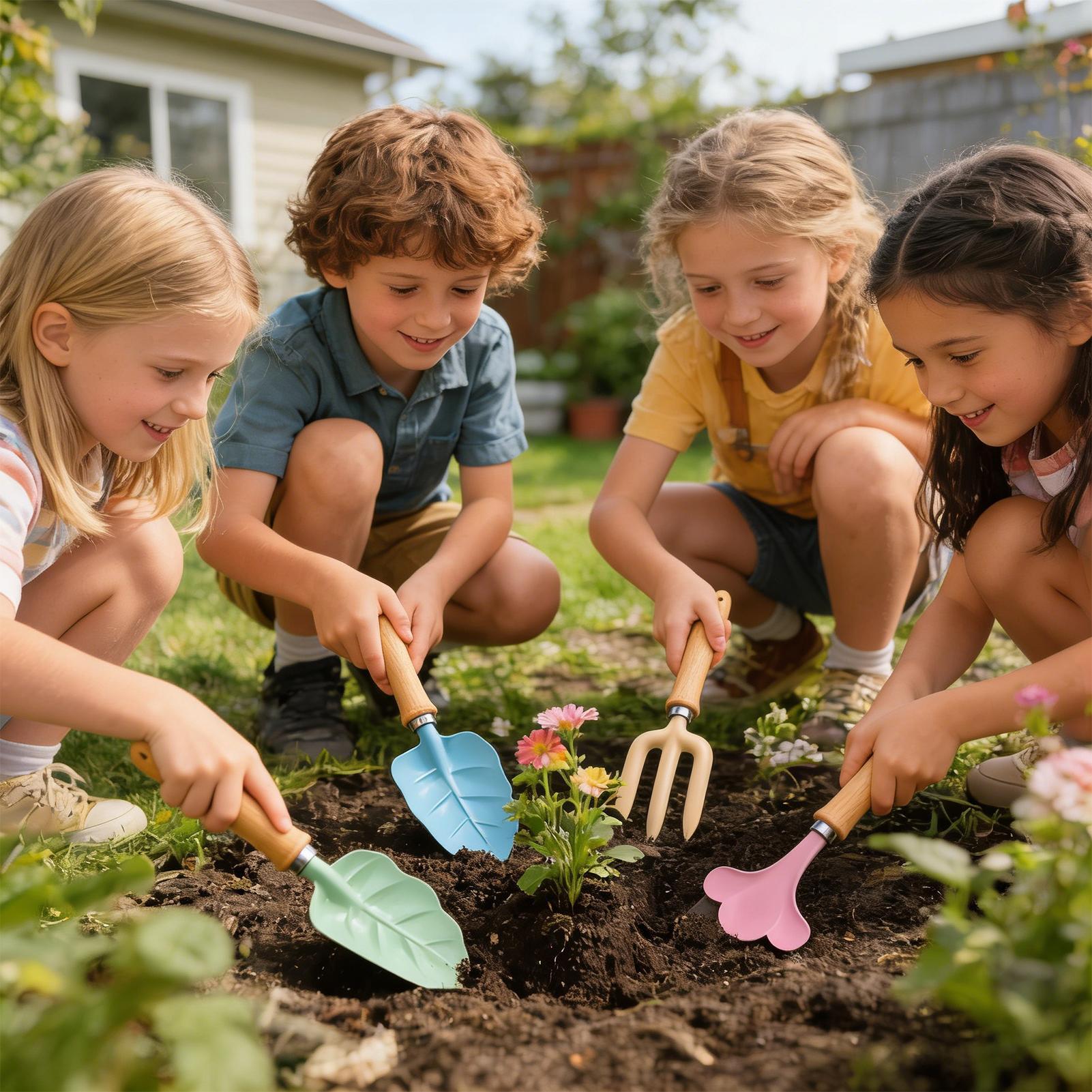 Gartenset für Kinder, 4-teilig – Kids Outdoor Garden Toys Bewertung und Preis