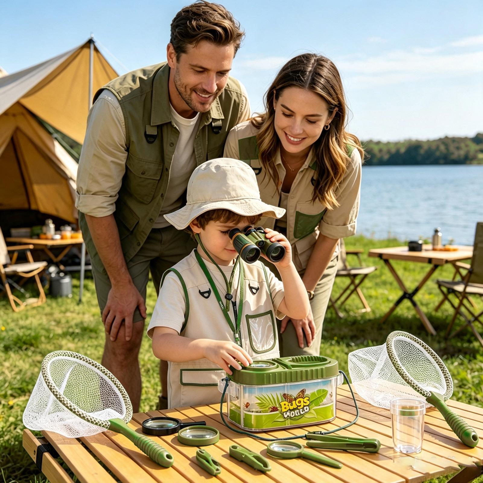Kinder-Abenteuer-Set mit Lupe  – Kids Outdoor Adventure Kit Bewertung und Preis