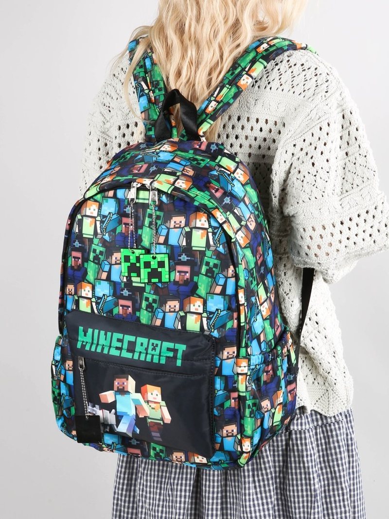 Minecraft-Rucksack mit Graffit – Kids Outdoor Backpack Bewertung und Preis