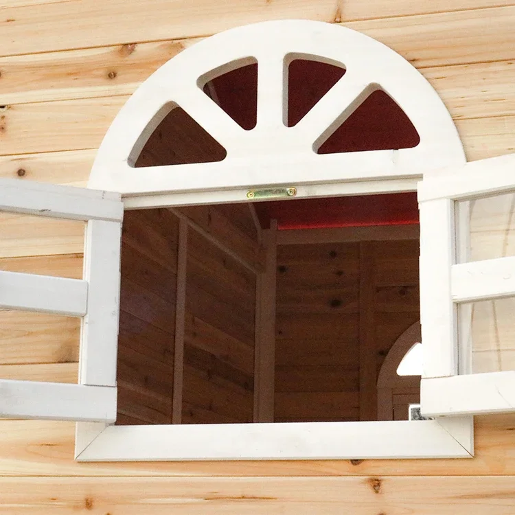 l Holzspielplatz für den Außen – Kids Outdoor Cubby House Bewertung und Preis