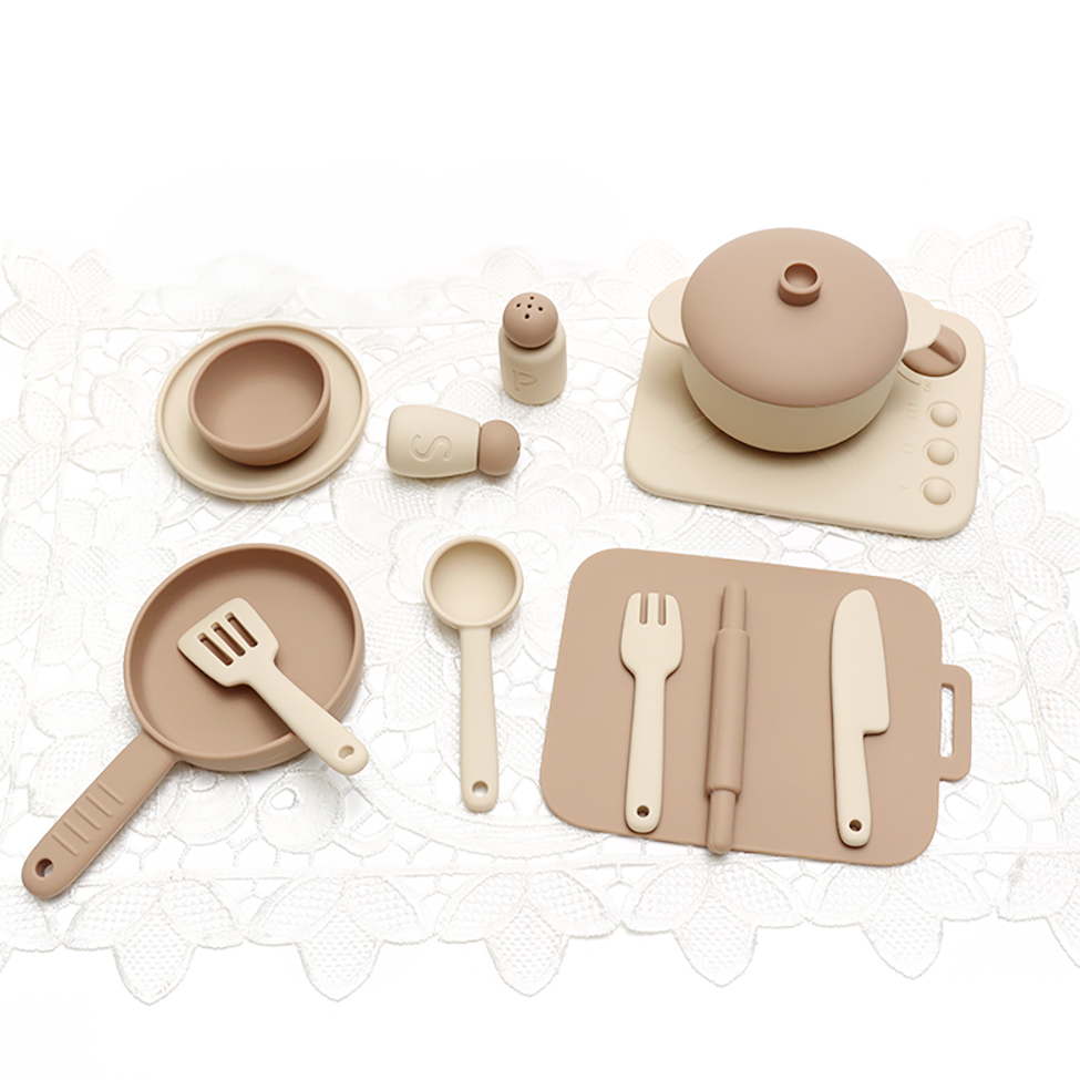 13-teiliges Silikon-Kochspiels – Kids Outdoor Kitchen Set Bewertung und Preis