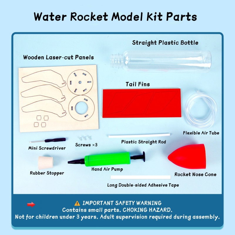 STEAM DIY Raketen-Sprinkler So – Kids Outdoor Play Yard Bewertung und Preis