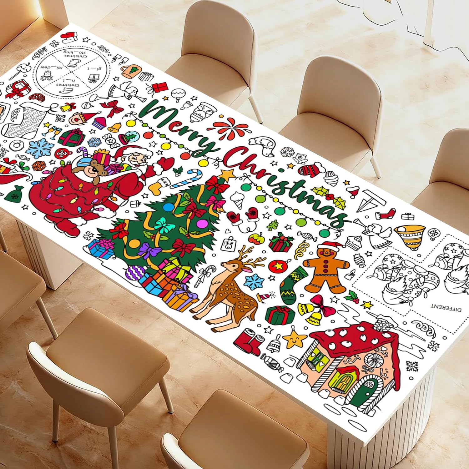 Weihnachtsriesen-Malposter, Ti – Kids Outdoor Xmas Gifts Bewertung und Preis
