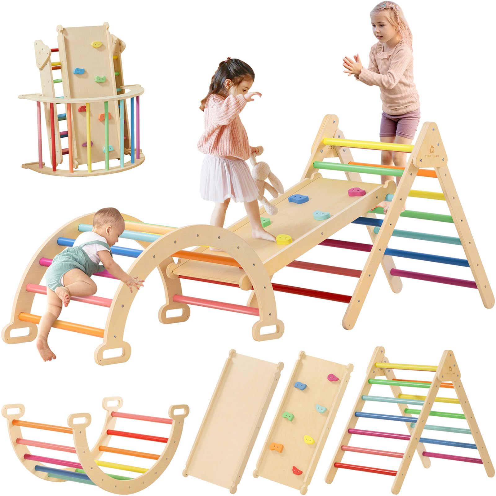 Vielseitiges Klettergerüst aus – Kids Outdoor Climbing Frame Bewertung und Preis