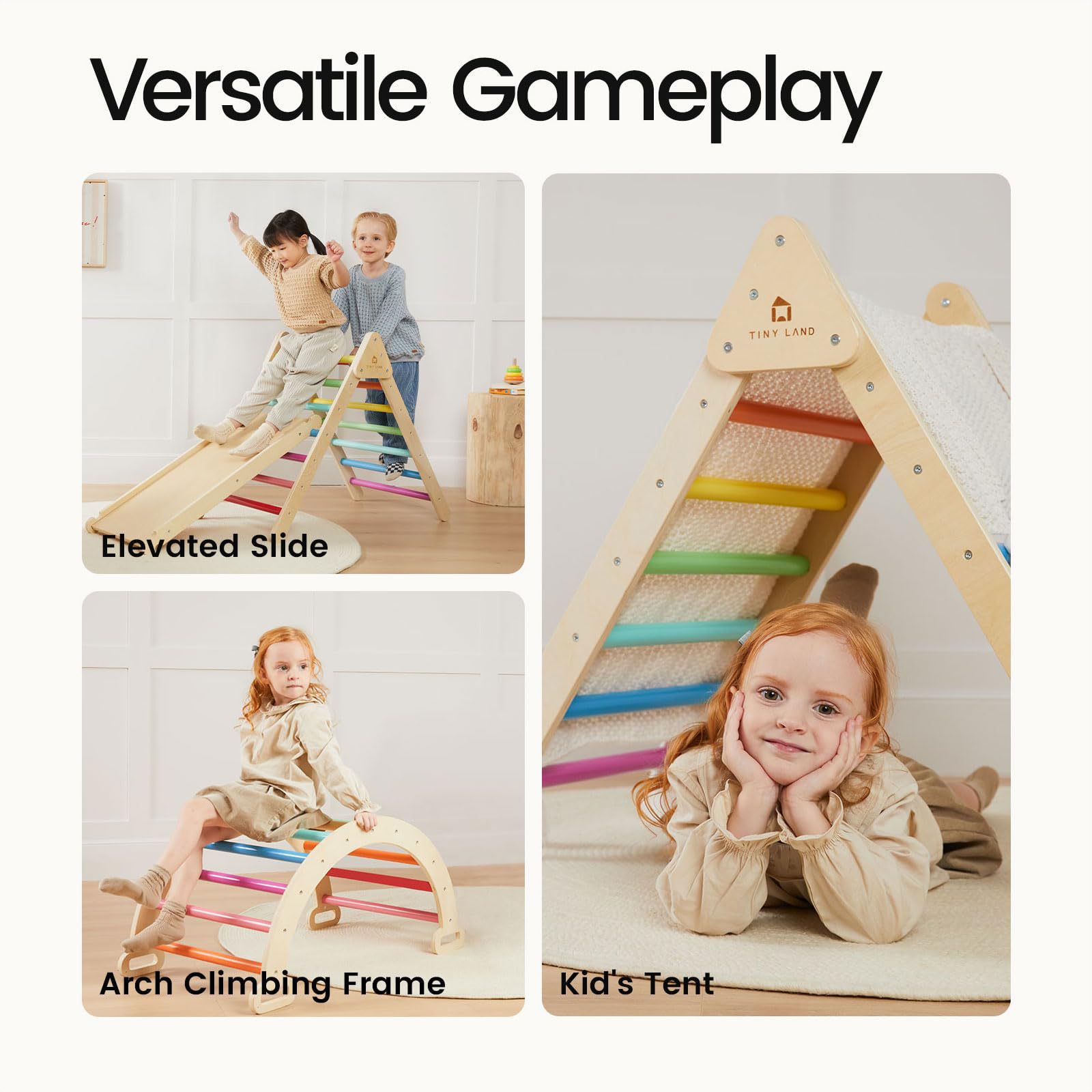 Vielseitiges Klettergerüst aus – Kids Outdoor Climbing Frame Bewertung und Preis