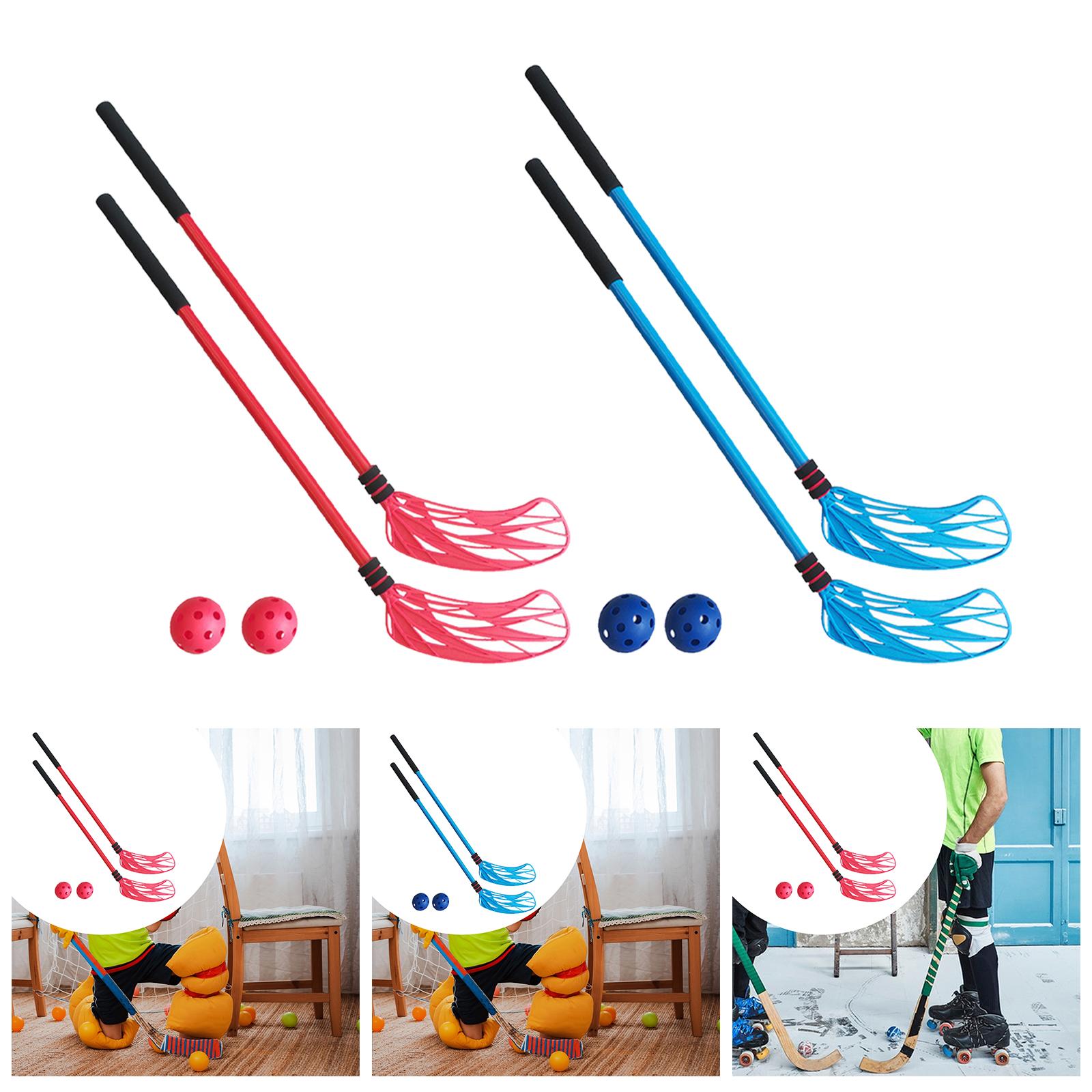 2x Floorhockey-Schläger-Set, i – Kids Outdoor Hockey Set Bewertung und Preis
