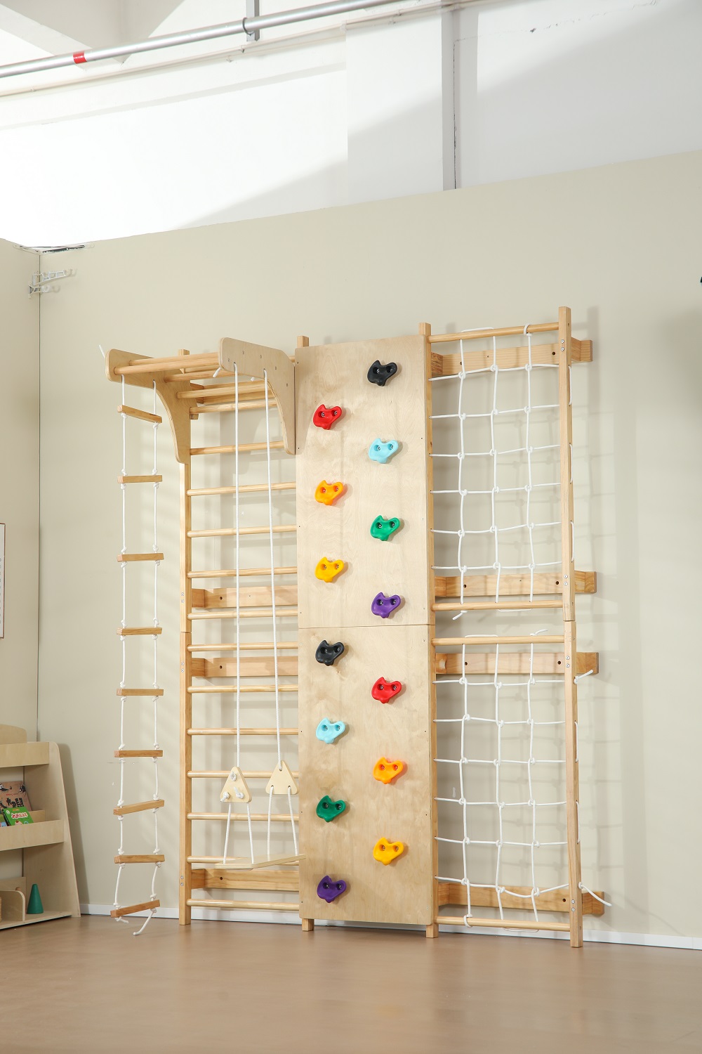 Auf Lager: Indoor-Klettergerüs – Kids Outdoor Climbing Frame Bewertung und Preis
