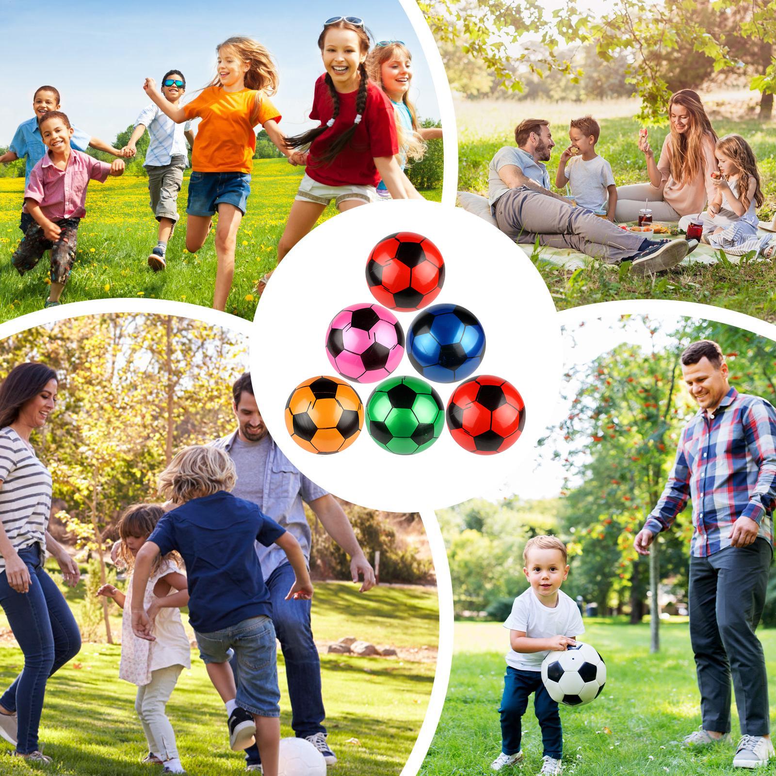 Aufblasbarer Fußball, 6-teilig – Kids Outdoor Garden Toys Bewertung und Preis