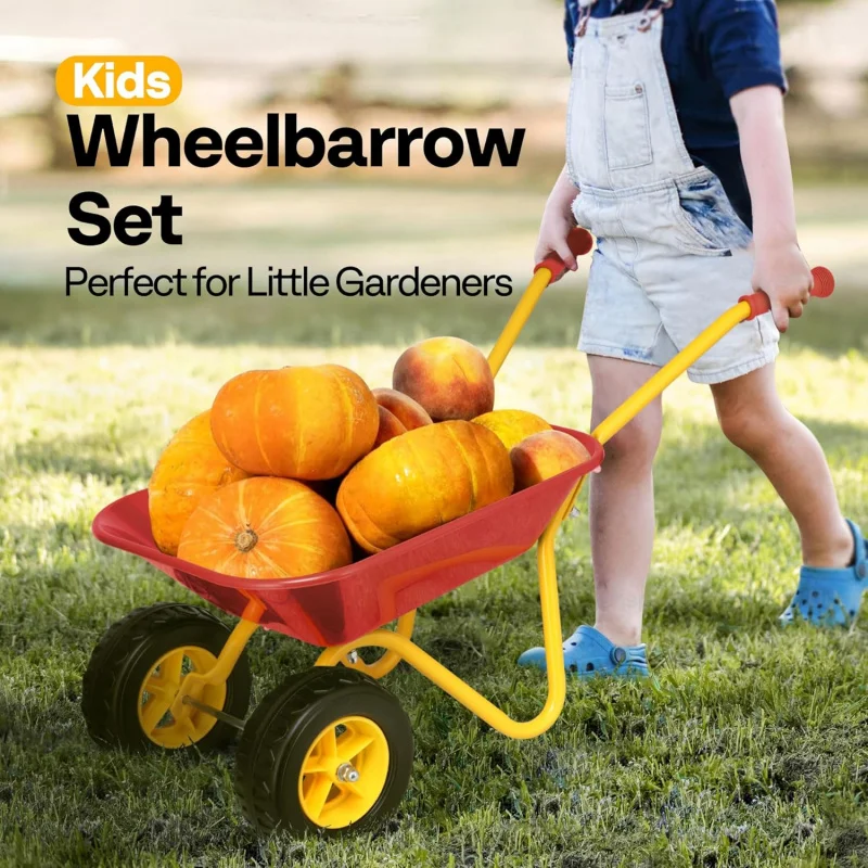 Kinder-Schubkarre mit Gartenwe – Kids Outdoor Garden Toys Bewertung und Preis
