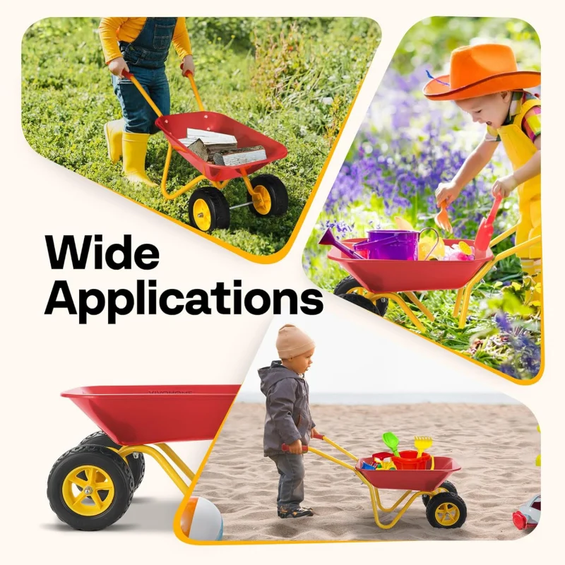Kinder-Schubkarre mit Gartenwe – Kids Outdoor Garden Toys Bewertung und Preis