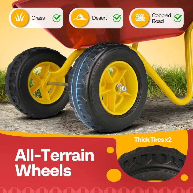 Kinder-Schubkarre mit Gartenwe – Kids Outdoor Garden Toys Bewertung und Preis