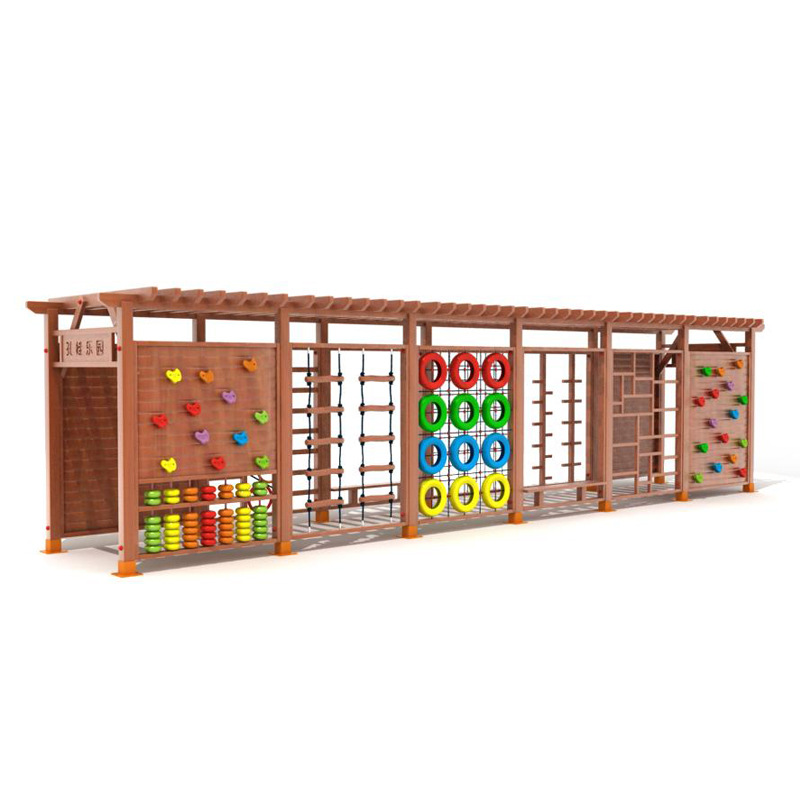 Outdoor-Klettergerüst aus Holz – Kids Outdoor Climbing Frame Bewertung und Preis
