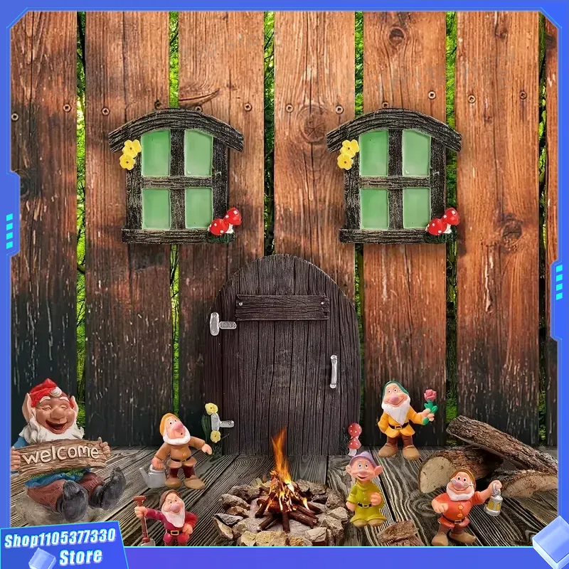 Miniatur-Feentür-Skulptur mit  – Kids Outdoor Fairy Garden Bewertung und Preis
